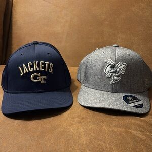 Georgia Tech Yellow Jackets Hat Bundle (x2)